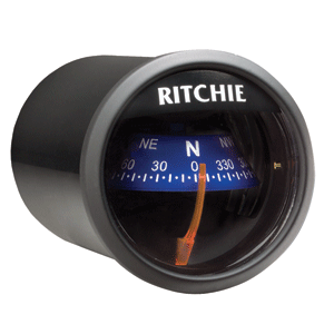 Picture of E.S. Ritchie X-21BU Ritchie X-21BU Compass - Dash Mount - Black-Blue