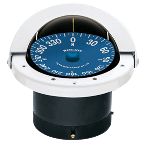 Picture of E.S. Ritchie SS-2000W Ritchie SS-2000W SuperSport Compass - Flush Mount - White