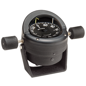 Picture of E.S. Ritchie HB-845 Ritchie HB-845 Helmsman Steel Boat Compass - Bracket Mount - Black