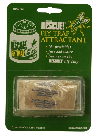 3 Count Rescue! Traps Fly Attractant  FTA-DB18