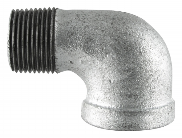 Ldr 1-.50in. Galvanized 90 degrees Street Elbow  311SE90-112