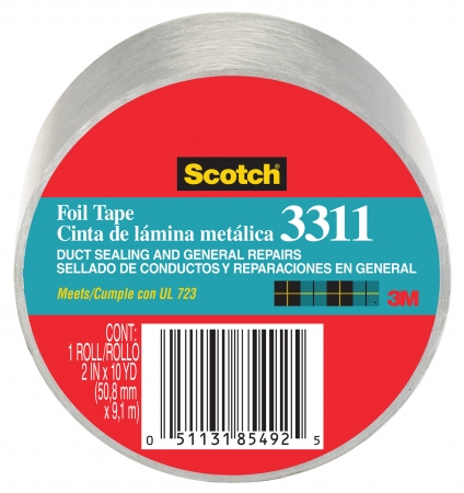 Picture of 3m 2in. X 10 Yards Scotch Aluminum Foil Tape  3311-10A