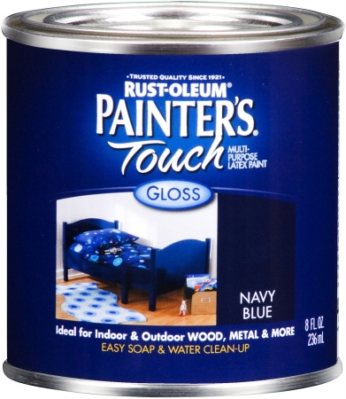 Picture of Rustoleum .50 Pint Navy Blue Painters Touch Multi-Purpose Paint  1922-730