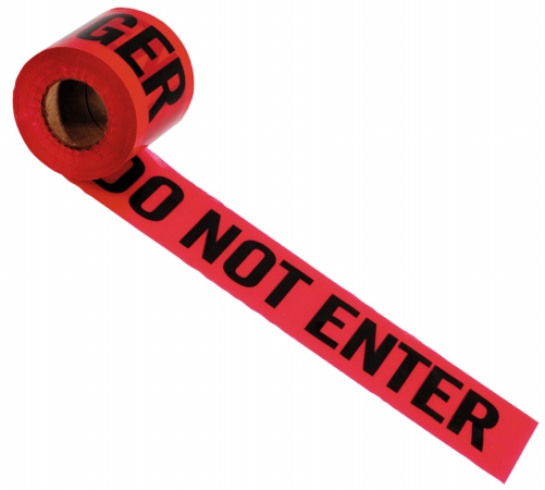 Picture of Irwin Industrial Tool 3in. X 300ft. Danger Do Not Enter Barrier Tape  66202