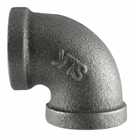 Ldr .25in. Black 90 degrees Elbow  310E90-14
