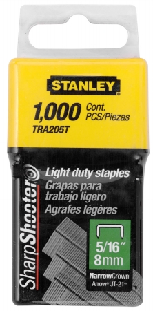 Picture of Stanley Hand Tools .31in. Light Duty Staples  TRA205T