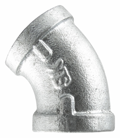 Ldr .25in. Galvanized 45 degrees Elbows  311E45-14