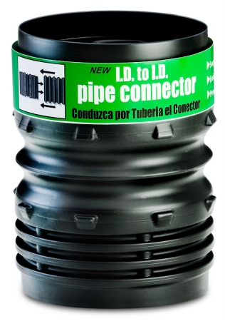 4 in. Snap X 4 in. D Snap Polypropylene 0.525 in. Connector 1 pk
