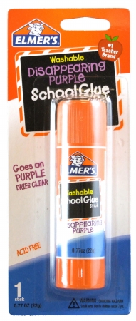 Picture of Elmers-xacto Purple Disappearing School Glue Stick  E523