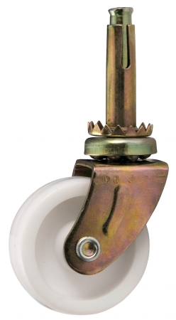 Waxman Floor Protection 2in. White Soft Touch Stem Caster 4266295N