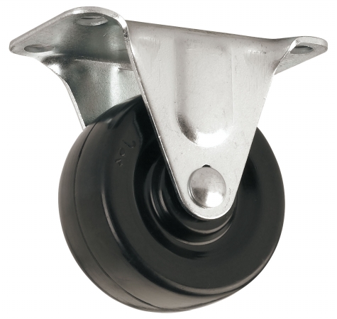 Waxman Floor Protection 2in. Rigid Soft Touch Heavy Duty Rubber Casters 4323655T
