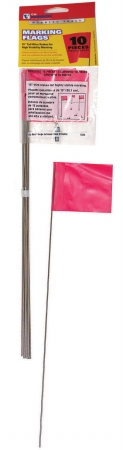 Picture of Ch Hanson 10 Pack Red Marking Flags  15065