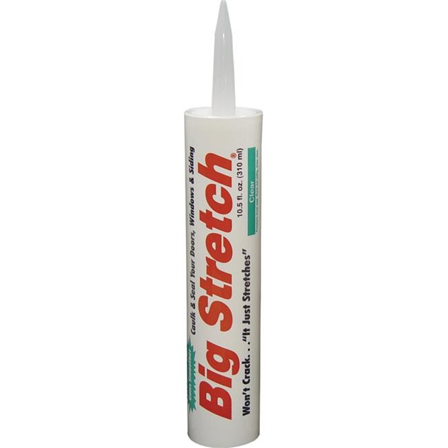 Sashco Sealants Clear Big Stretch Caulk & Seal 10006 10.5oz