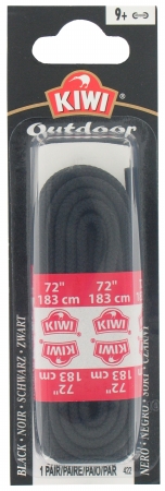 Picture of Kiwi 72in. Black Outdoor Shoe Laces  664-022 - Pack of 6