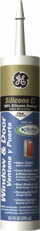 Picture of Momentive Clear Silicone II Window &amp; Door Sealant GE5000 Pack of 12
