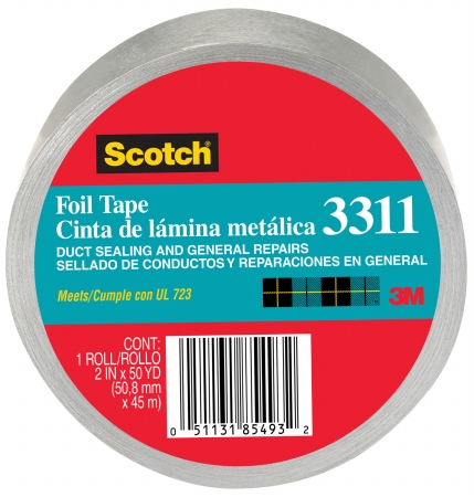 Picture of 3m 2in. X 50 Yards Scotch Aluminum Foil Tape  3311-50A