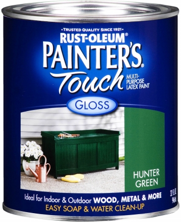 Picture of Rustoleum 1 Quart Hunter Green Painters Touch Multi-Purpose Paint  1938-502
