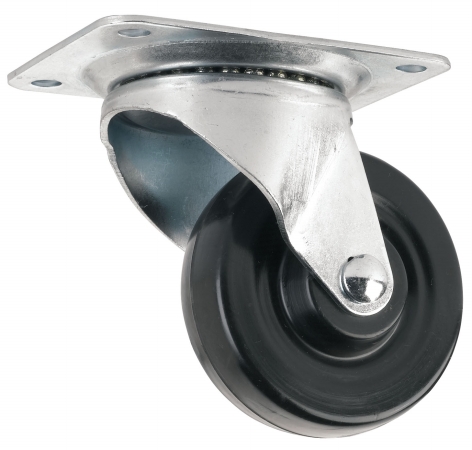 Waxman Floor Protection 4in. Swivel Soft Touch Heavy Duty Rubber Casters 4323555