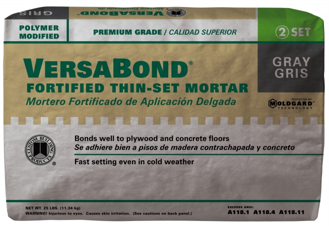 2 Gray VersaBond Fortified Thin-Set Mortar  MTSG25