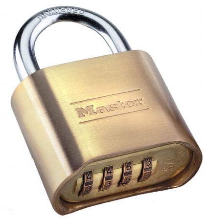 Picture of Master Lock 2in. Resettable Brass Combination Padlock  175D