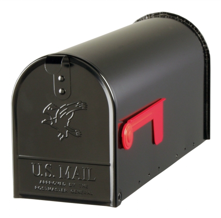 Picture of Solar Group Inc Black Elite Premium Steel Mailbox  E11B