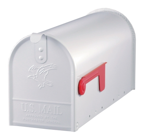 Picture of Solar Group Inc White Elite Premium Steel Mailbox  E11W
