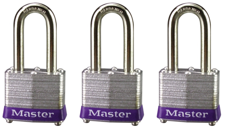 Picture of Master Lock No. 3 Padlock Three Pack  3TRILF