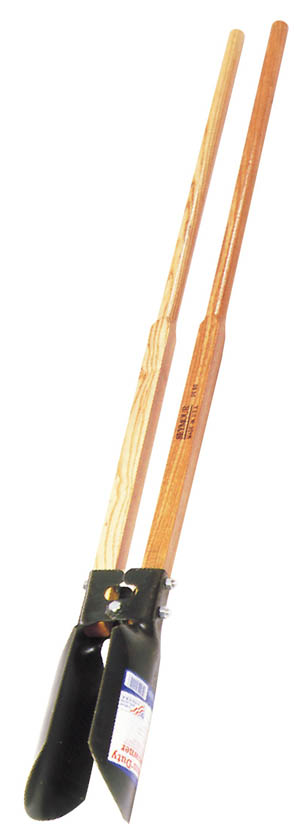 Promotional Post Hole Digger With Wood Handle