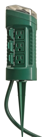 Yard Master Yard Stake With Outdoor Mechanical Timer