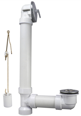 1-.50in. Schedule 40 PVC Triplever With Quick Adjust Linkage Bath Drain