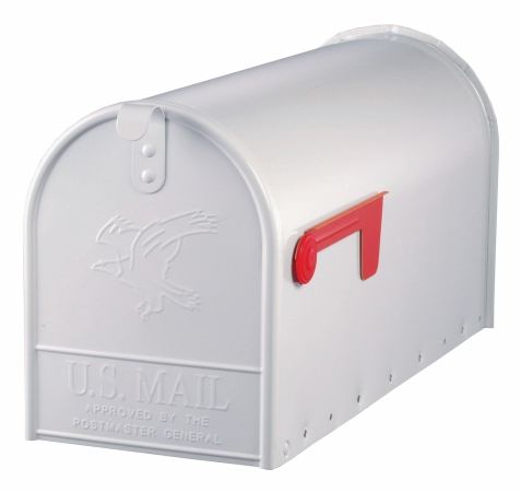 Picture of Solar Group Inc Large White Rural Size Mailbox  E16W
