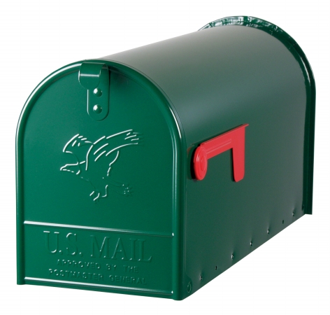 Picture of Solar Group Inc Large Green Rural Size Mailbox  E16G