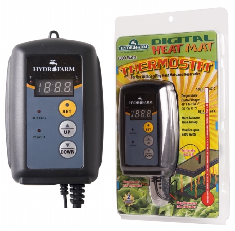 Picture of Hydrofarm Electronic Heat Mat Temperature Controller  MTPRTC
