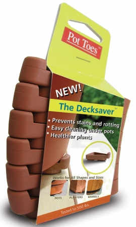 6 Pack Terra Cotta Pot Toes PT-06TCCS - Pack of 6