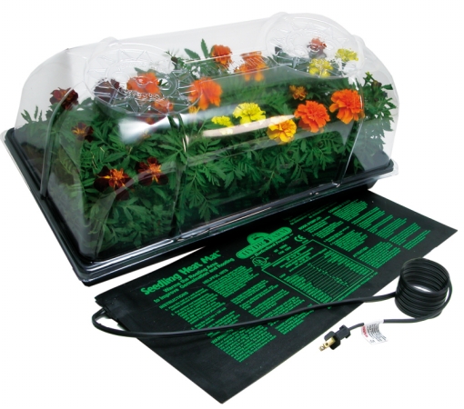 Picture of Hydrofarm 72 Cell Pack 6in. Dome Hot House With Heat Mat &amp; Tray  CK64060