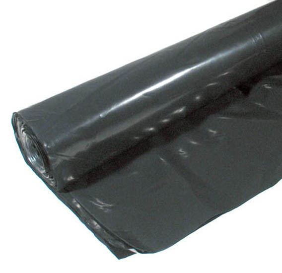 Picture of Poly-america 8 X 100 6 ML Tyco Polyethylene Black Plastic Sheeting  CF0608B