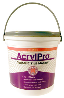 Picture of Custom Building Products 1 Gallon White AcrylPro Ceramic Tile Mastic  ARL40001- - Pack of 2