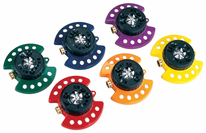 Picture of Dramm Corporation 6 Piece Display Assorted Colors Colorstorm Turret Sprinkler 