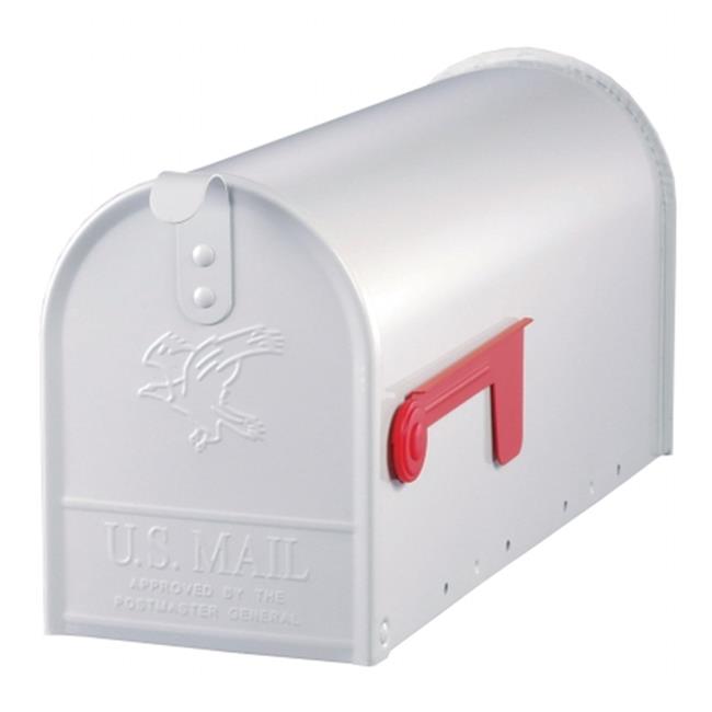 Solar Group Inc White Elite Premium Steel Mailbox E11W