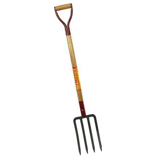 Seymour 6in. X 10in. Forged Steel Spading Fork With Hardwood Handle SV-SF10