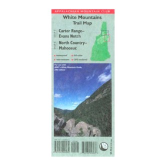 601693 White Mountain Map Carter Range - Appalachian Mountain Club