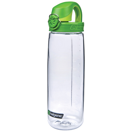 Picture of Nalgene 341863 On The Fly Clear Bottle with Cap Tritan - Green