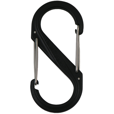 Nite Ize 353600 S-Biner Plastic Size 2 - Black