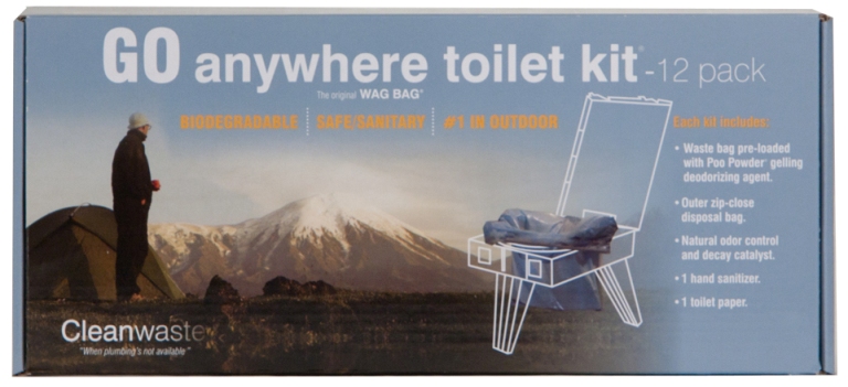 D019W12 Go Anywhere Waste Kit - 12 Pack