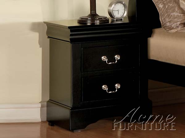 Picture of ACME Furniture 19503 Louis Philippe Nightstand- Black