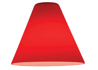 Picture of Access Lighting 23104-RED Inari Silk Glass Shade - Red
