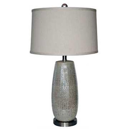 Rouen Silver Table Lamp - Silver