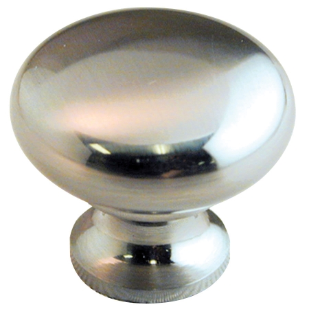 Ultra 1-.25in. Round Satin Nickel Designers Edge Cabinet Knob 41766