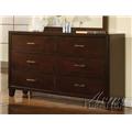 ACME Furniture 19545 Tyler Dresser - Cherry ACME Furniture 19545 Tyler Dresser - Cherry