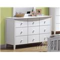 ACME Furniture 09159 San Marino Youth Dresser - White ACME Furniture 09159 San Marino Youth Dresser - White